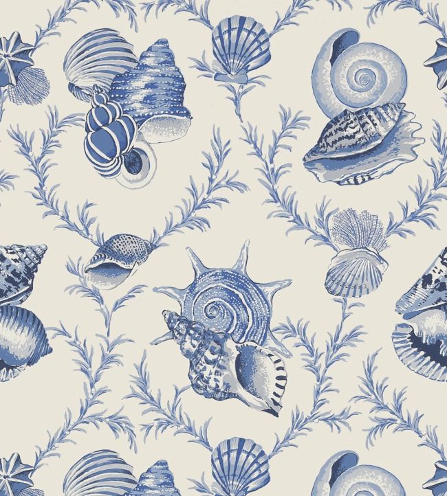 Sumba Shell Wallpaper - Blue