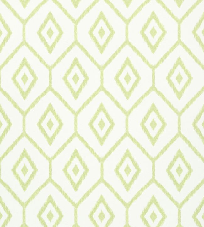 Bari Ikat Wallpaper - Green