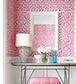 Patara Ikat Room Wallpaper 2 - Pink