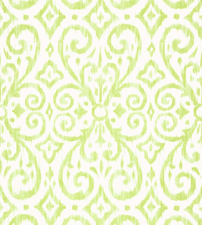 Patara Ikat Wallpaper - Green 