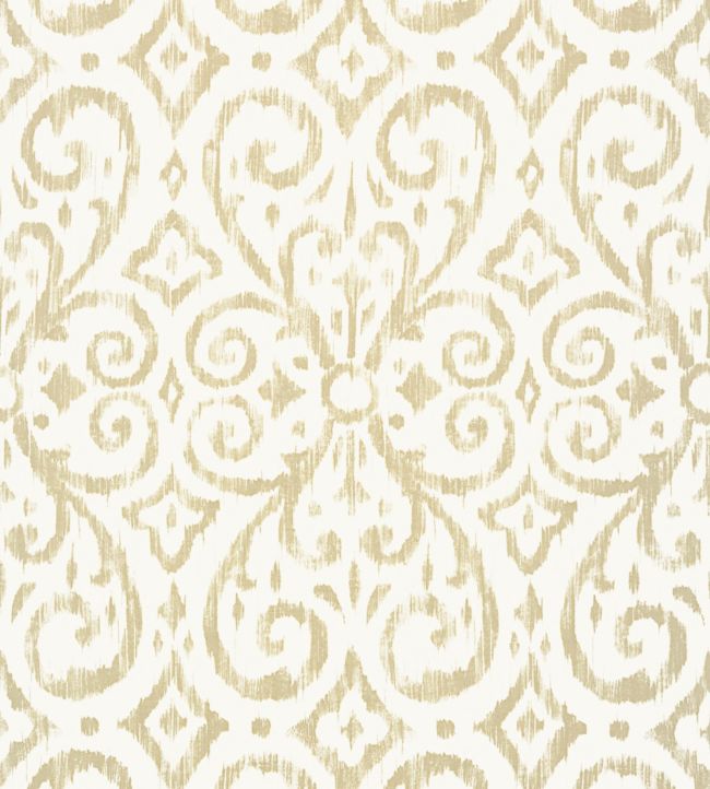 Patara Ikat Wallpaper - Sand 