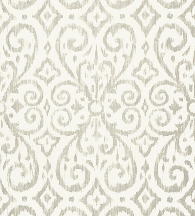 Patara Ikat Wallpaper - Gray