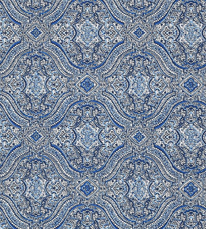 Tulsi Block Print Wallpaper - Blue