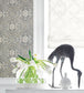 Tulsi Block Print Room Wallpaper - Gray