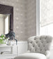 Tulsi Block Print Room Wallpaper 2 - Gray