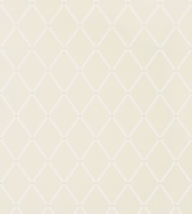 Pompton Trellis Wallpaper - Cream 