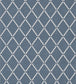 Pompton Trellis Wallpaper - Blue 