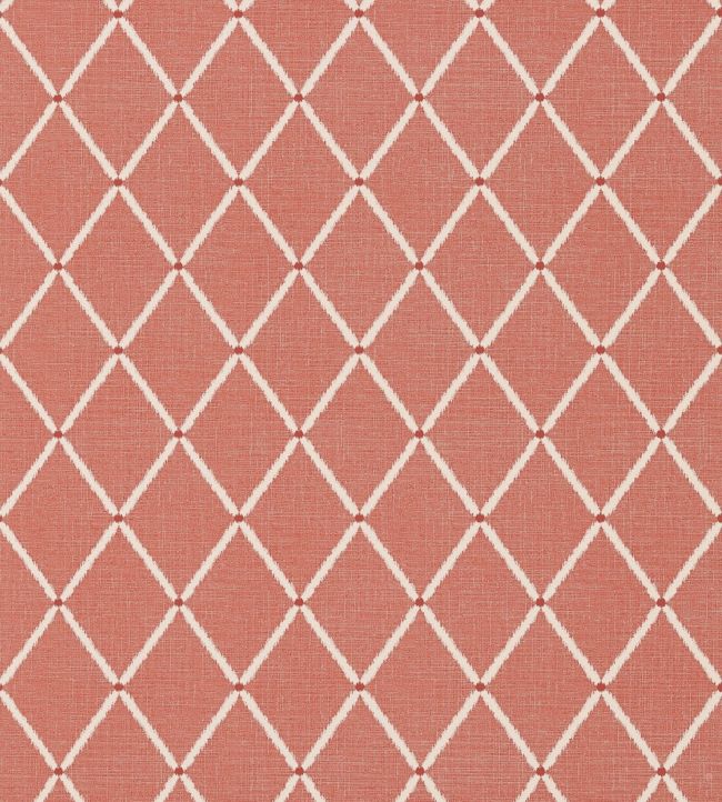 Pompton Trellis Wallpaper - Orange 