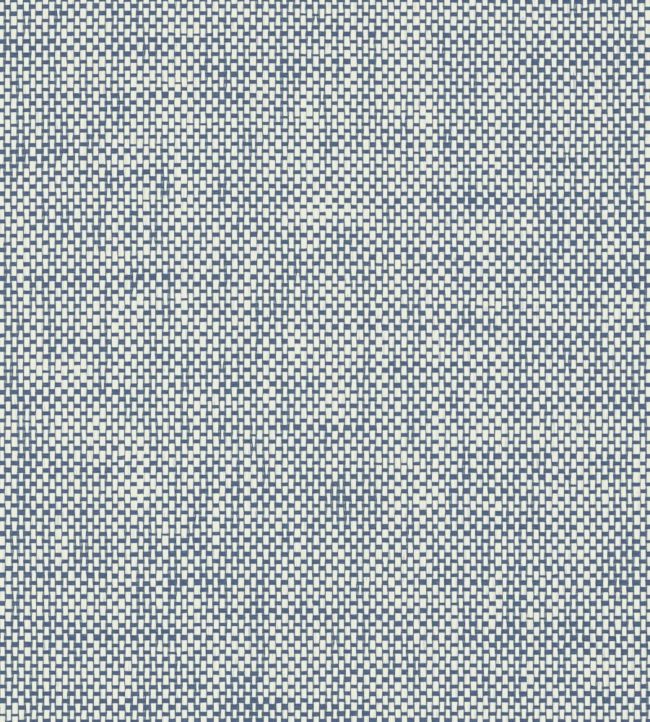 Wicker Weave Wallpaper - Blue 