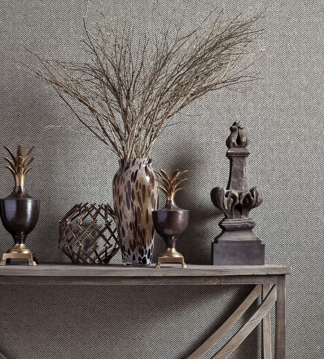 Beverly Hills Room Wallpaper - Gray