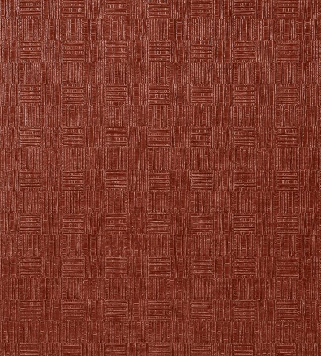 Tunica Basket Wallpaper - Red 