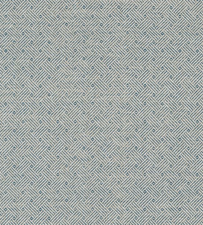 Lattice Weave Wallpaper - Blue