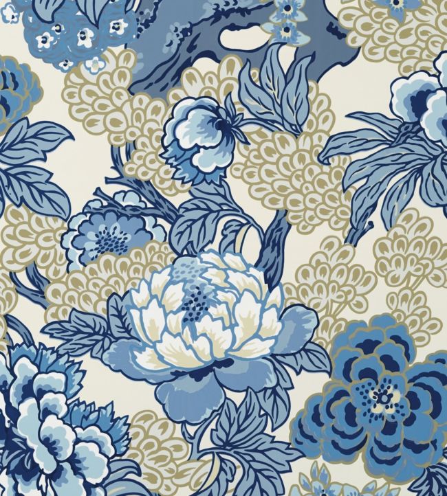 Honshu Wallpaper - Blue