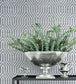 Tribeca Sisal Room Wallpaper 2 - Blue