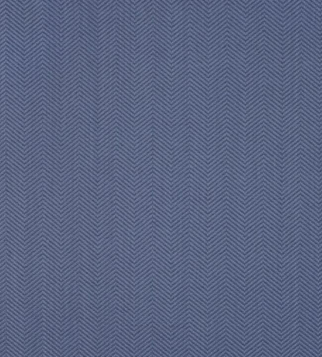 Herringbone Weave Wallpaper - Blue