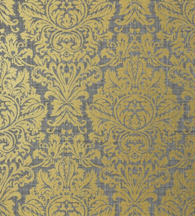 Kingsbury Damask Wallpaper - Gold