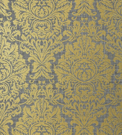 Kingsbury Damask Wallpaper - Gold