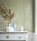 Kingsbury Damask Room Wallpaper 2 - Gold