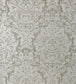 Kingsbury Damask Wallpaper - White