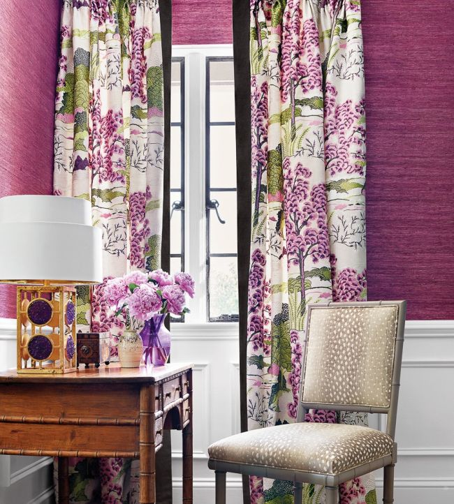 Maranta Arrowroot Room Wallpaper - Purple