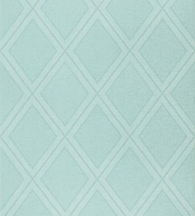 Diamond Head Wallpaper - Teal 