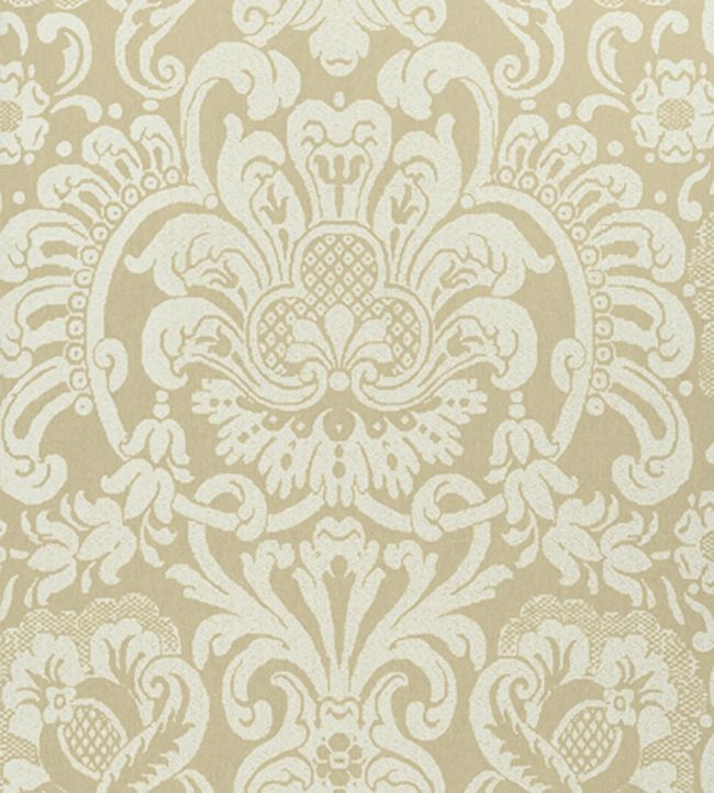 Dorian Damask Wallpaper - Sand 