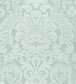 Dorian Damask Wallpaper - Teal 