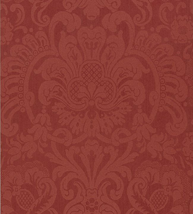 Dorian Damask Wallpaper - Red 