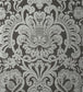 Dorian Damask Wallpaper - Black