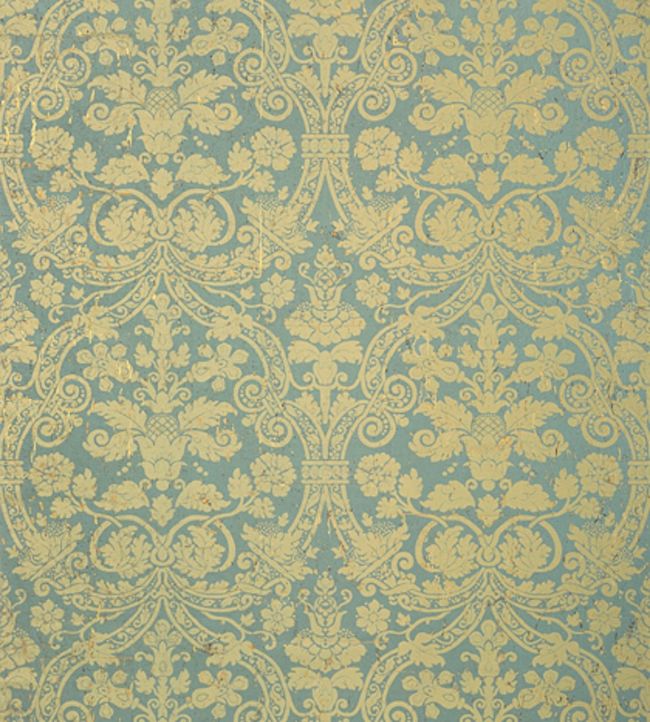 Curtis Damask Wallpaper - Green