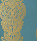 Rowan Damask Wallpaper - Teal