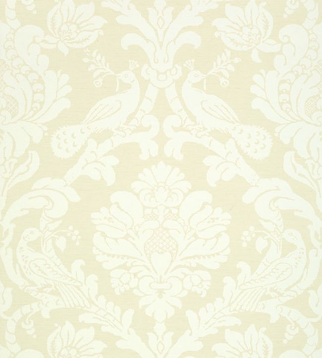 Passaro Damask Wallpaper - Sand