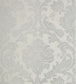 Passaro Damask Wallpaper - Silver 