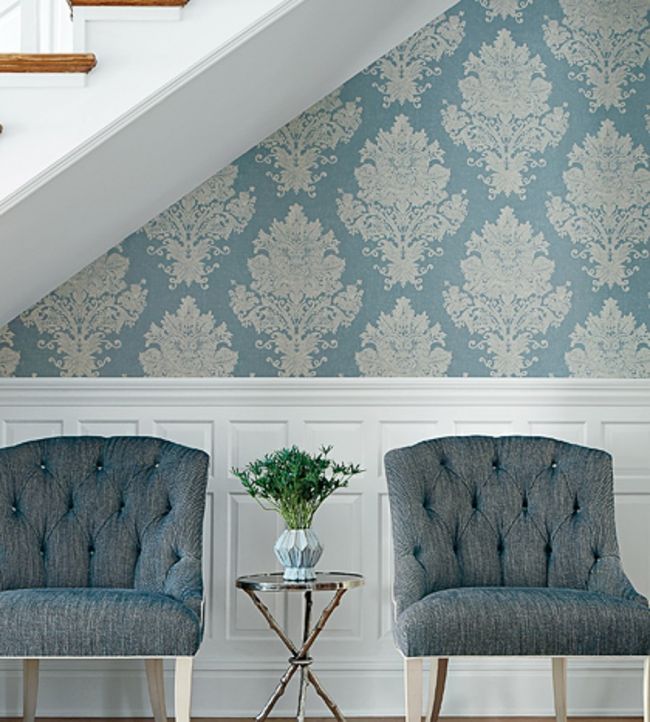 Licata Room Wallpaper - Blue