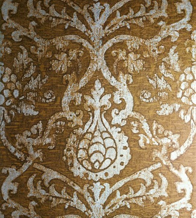 Pravata Damask Wallpaper - Sand 