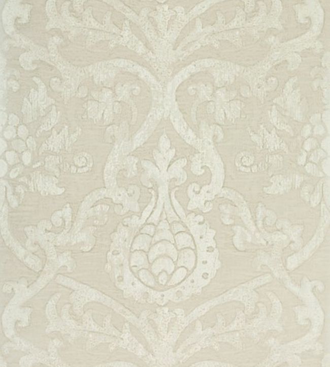 Pravata Damask Wallpaper - Cream