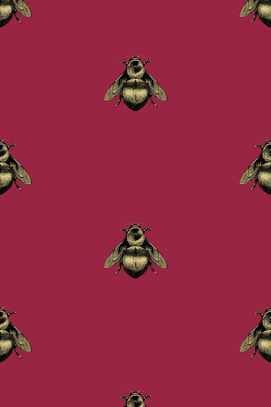 Napoleon Bee Wallpaper - Pink