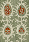 Tribal Wallpaper - Green - Lewis & Wood