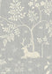 Voysey Park Fabric - Blue - Lewis & Wood