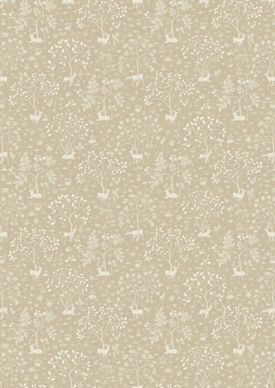 Voysey Park Fabric - Sand - Lewis & Wood