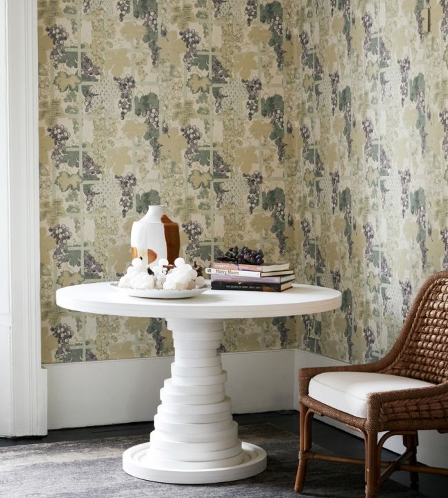 Bacchus Room Wallpaper - Cream