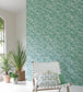 Sudare Room Wallpaper - Green