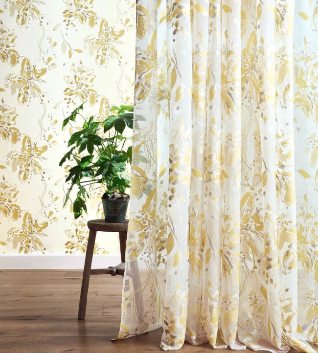 Gracia Room Wallpaper 2 - Yellow