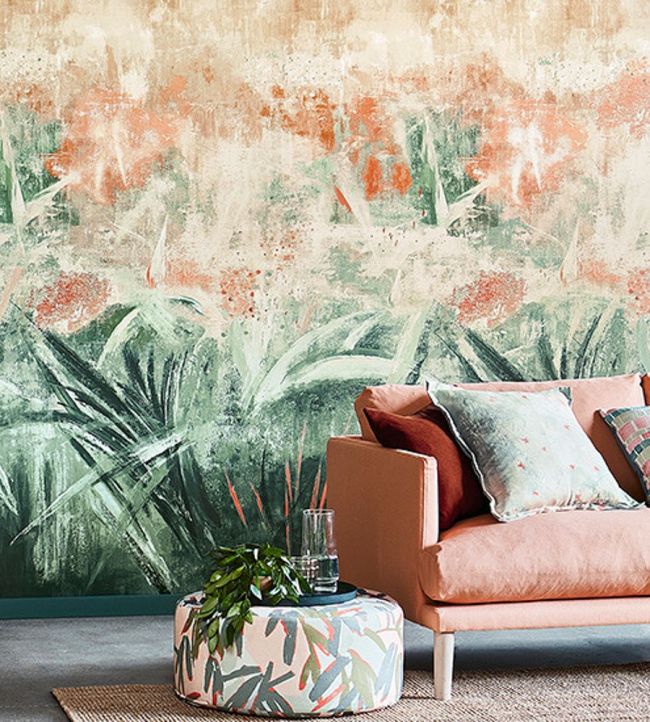 Hothouse Room Mural Wallpaper - Multicolor