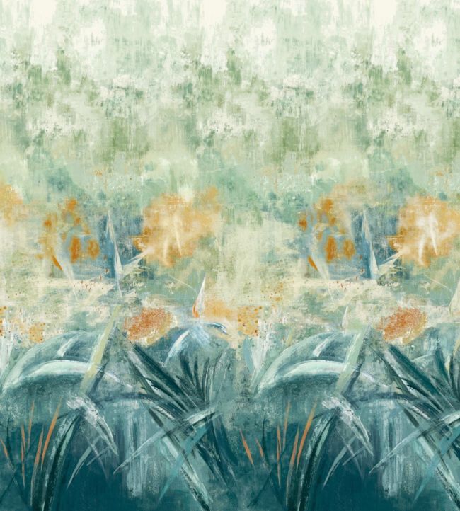 Hothouse Mural Wallpaper - Green