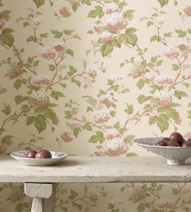 Mereworth Wallpaper - Green - Colefax & Fowler