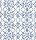 Ogden Embroidery Fabric - Blue 