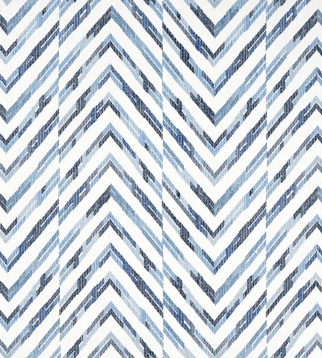 Hamilton Embroidery Fabric - Blue