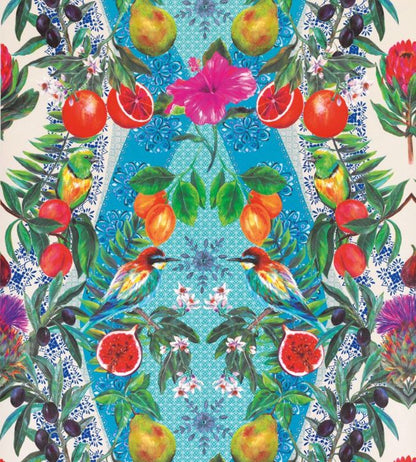 Talavera Wallpaper - Blue 