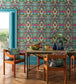 Talavera Room Wallpaper - Blue